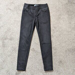 OLD NAVY Faded Black Pull-On Rockstar Stretch Jeggings; Size 6